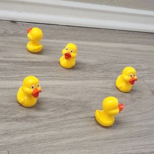 7 toy ducks